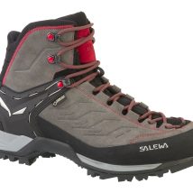 Salewa MTN Trainer Mid GTX Męski Dorosły Ciemnoszary, Szary, Czerwony