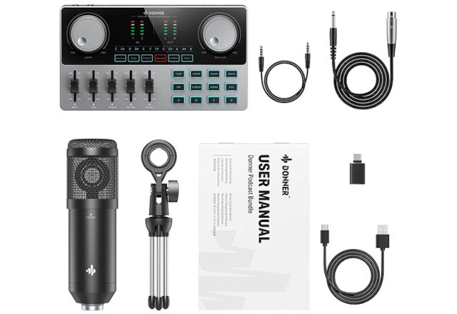 DONNER - Zestaw podcast z mikrofonem - obrazek 2