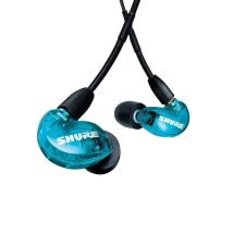 Shure SE215DYBL+UNI-EFS – Słuchawki douszne AONIC215 z pojedynczym przetwornikiem i kablem 3.5mm (niebieskie)