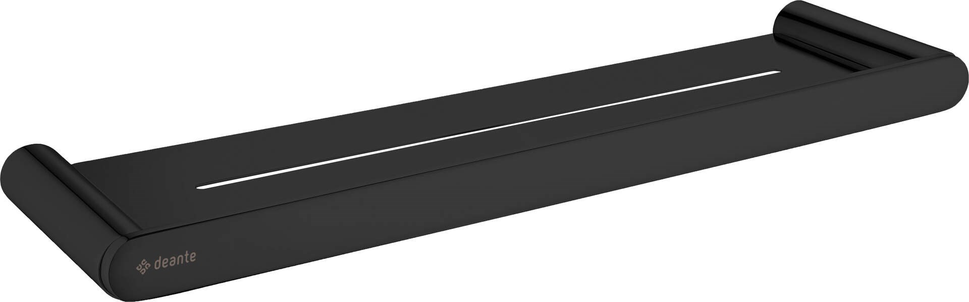 Półka ścienna Deante Round czarna.