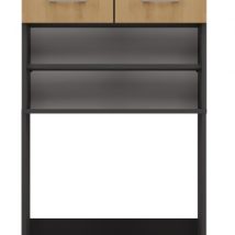 Szafka na pralkę POLA DK 64x30xH180 antracyt/artisan