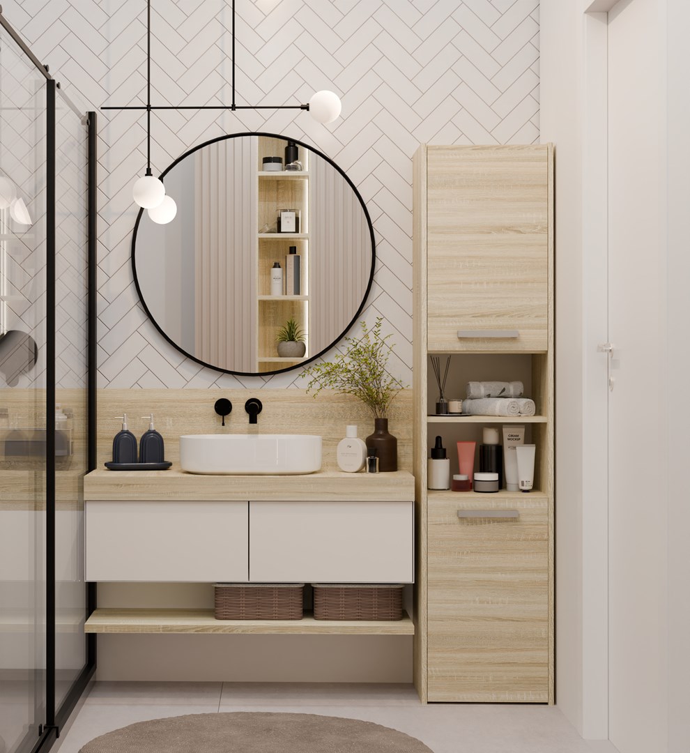 SZAFKA ŁAZIENKOWA 40 SONOMA - obrazek 3