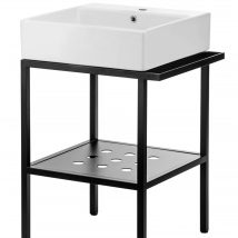 Konsola łazienkowa stojąca z umywalką – 66.5×50 cm CDTS6U6S 5908212067949