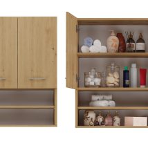 Szafka nad pralkę POLA MINI DK 64x30xH90 artisan