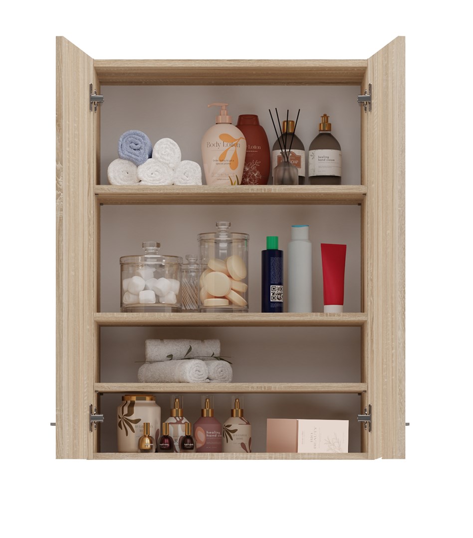 Szafka nad pralkę POLA MINI DD 64x30xH90 sonoma - obrazek 3