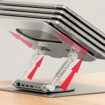 UNITEK PODSTAWKA POD LAPTOP + HUB USB-C, HDMI 1.4, 4K, PD 100W