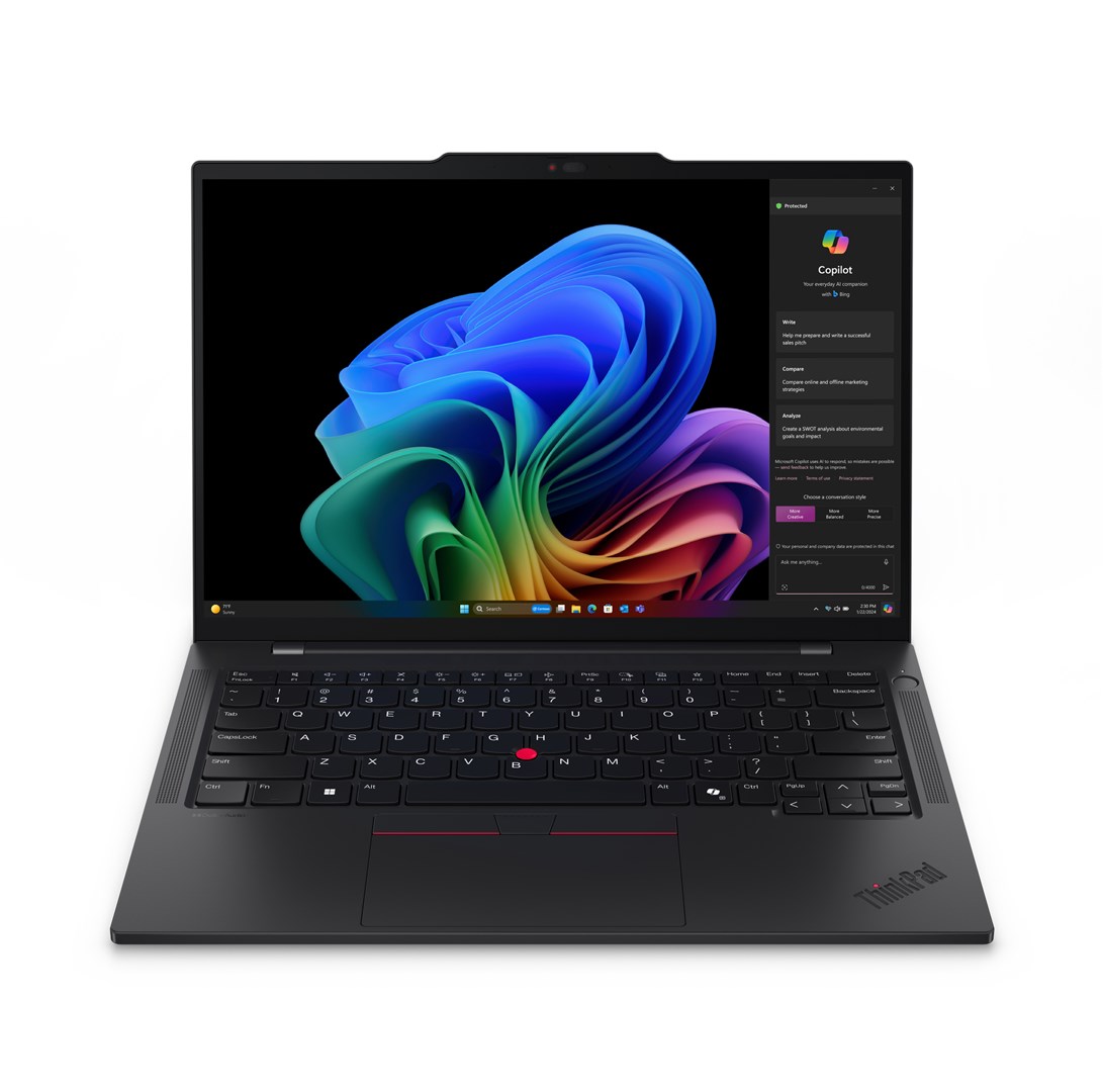 Lenovo ThinkPad T14s G6 Snapdragon X1E-78-100 14"WUXGA Touch IPS 400nits AG 60Hz 32GB LPDDR5x-8448 SSD512 QualcommnAdreno GPU W11Pro Black 3Y OnSite