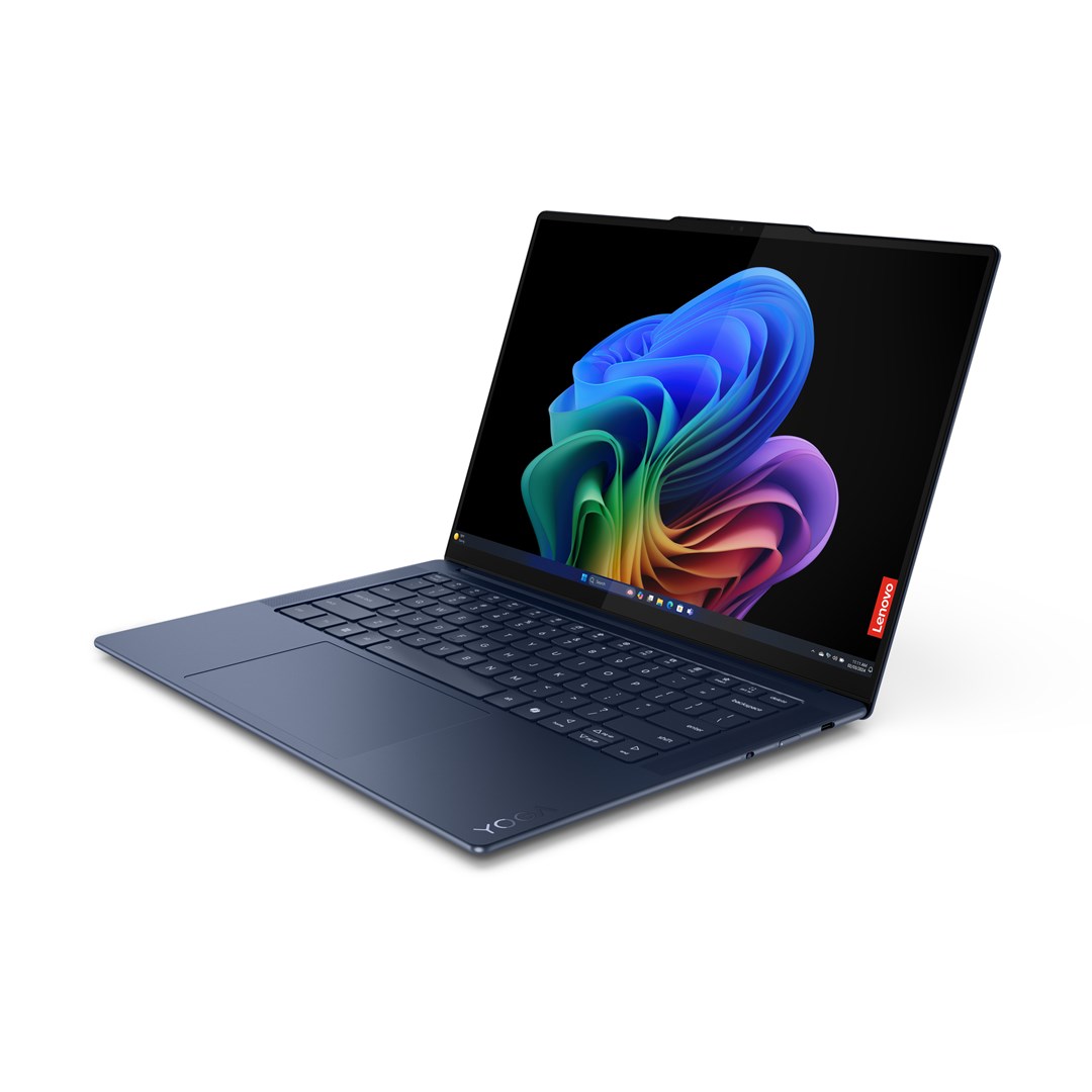 Lenovo Yoga Slim 7 14Q8X9 Snapdragon X Elite X1E-78-100 14.5" 3K Touch OLED 500nits Glossy 90Hz 16GB LPDDR5x-8448 SSD512 Qualcomm Adreno GPU 70Wh Win11 Cosmic Blue - obrazek 3