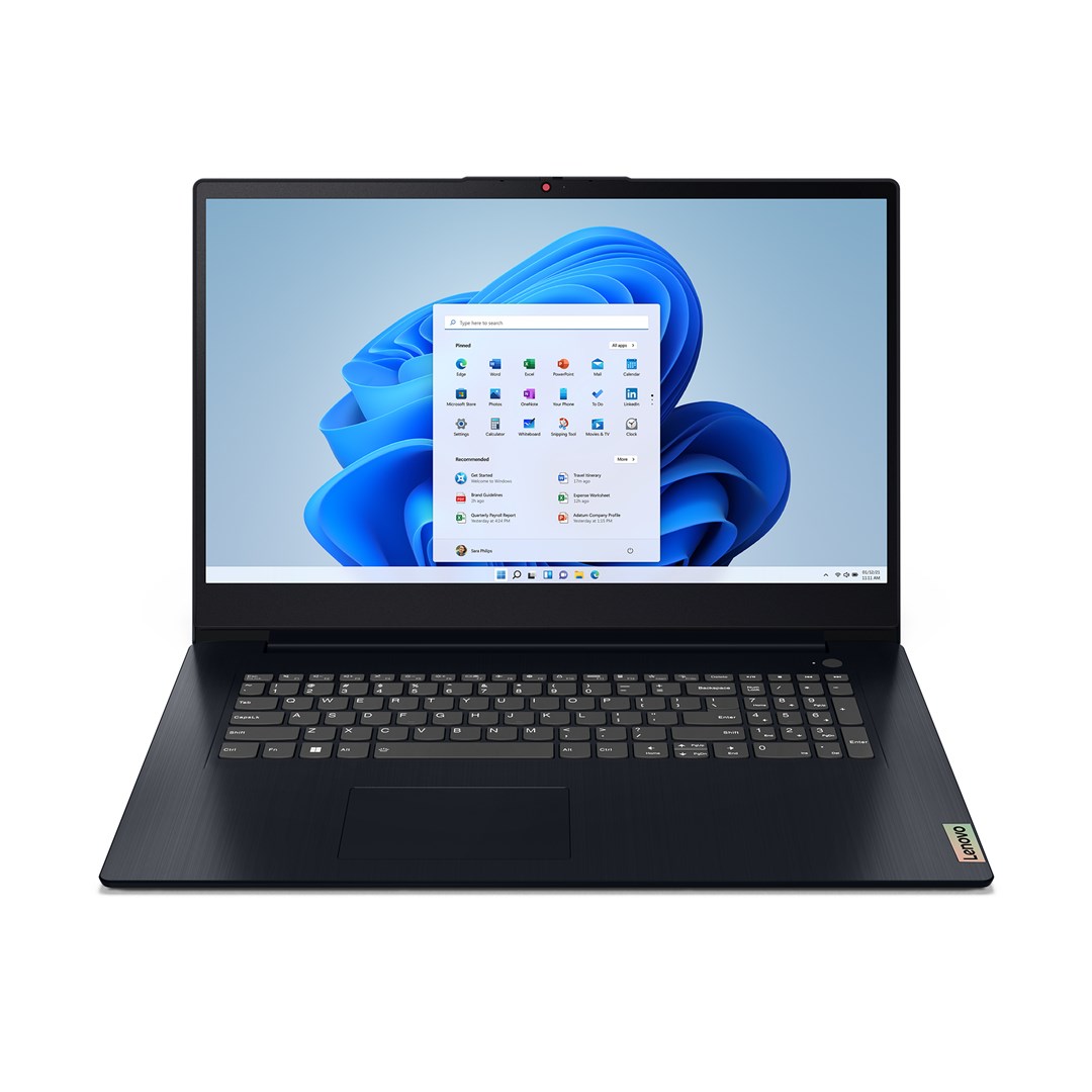 Lenovo IdeaPad 3 17IAU7 i5-1235U 17.3" FHD IPS 300nits AG 8GB DDR4 3200 SSD512 Intel Iris Xe Graphics Win11 Abyss Blue