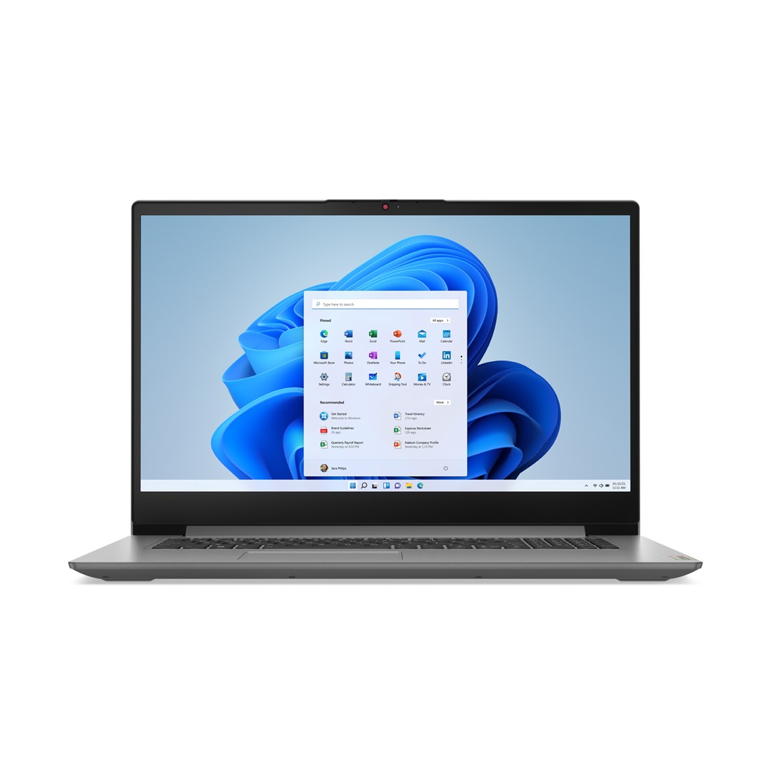 Lenovo IdeaPad 3 17IAU7 i5-1235U 17.3" FHD IPS 300nits AG 16GB DDR4 3200 SSD512 Intel Iris Xe Graphics NoOS Arctic Grey - obrazek 2