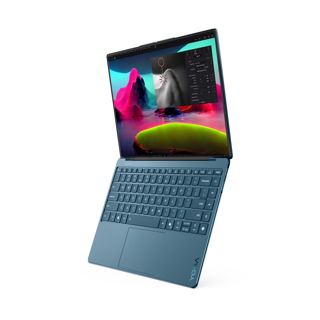 Lenovo Yoga Slim 9 14ILL10 Ultra 7 258V 14" 4K WQUXGA OLED 750nits Glossy 120Hz 32GB LPDDR5x-8533 SSD1TB Arc Graphics 140V Win11 Tidal Teal - obrazek 2