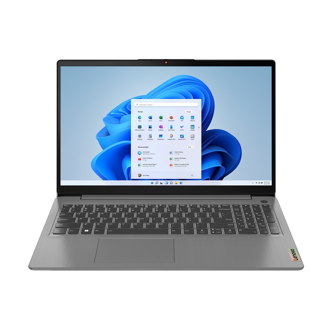 Lenovo IdeaPad 3 Intel i3-1215U 15.6"FHD TN 250nits AG 8GB DDR4 3200 SSD256 Intel UHD Graphics NoOS Arctic Grey