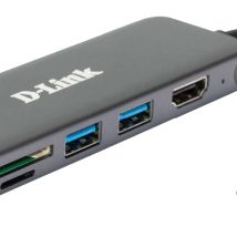 D-Link DUB-2327 stacja dokująca Przewodowa USB Type-C Szary