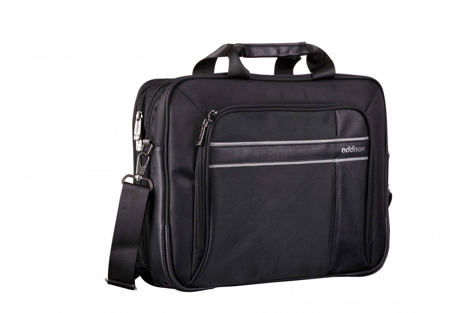 Torba do laptopa Addison Cornell 15 301015 (15,6"; kolor czarny) - obrazek 3