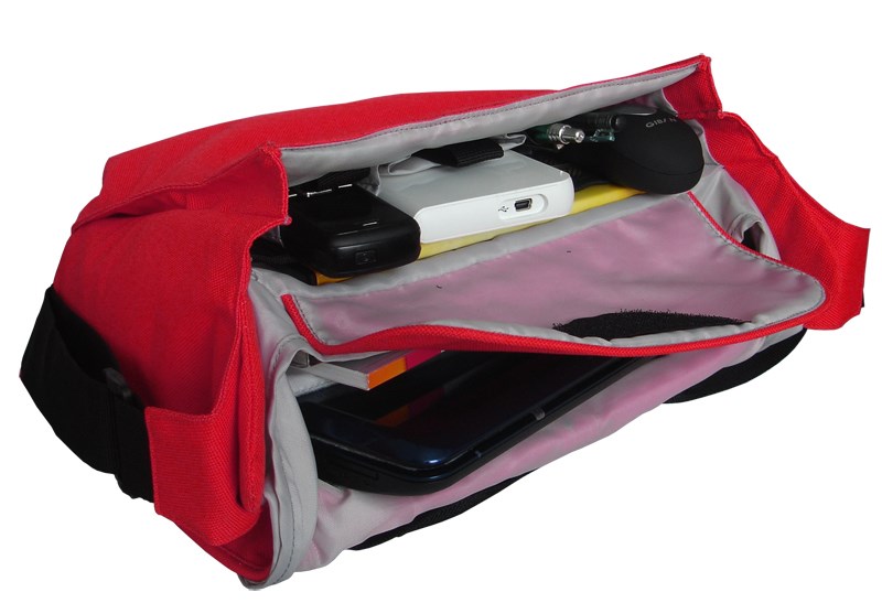 Torba na laptopa Addison 1301 (10,2"; kolor czerwony) - obrazek 3