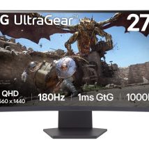 MONITOR LG LED 31,5″ 32GS60QC-B 180Hz