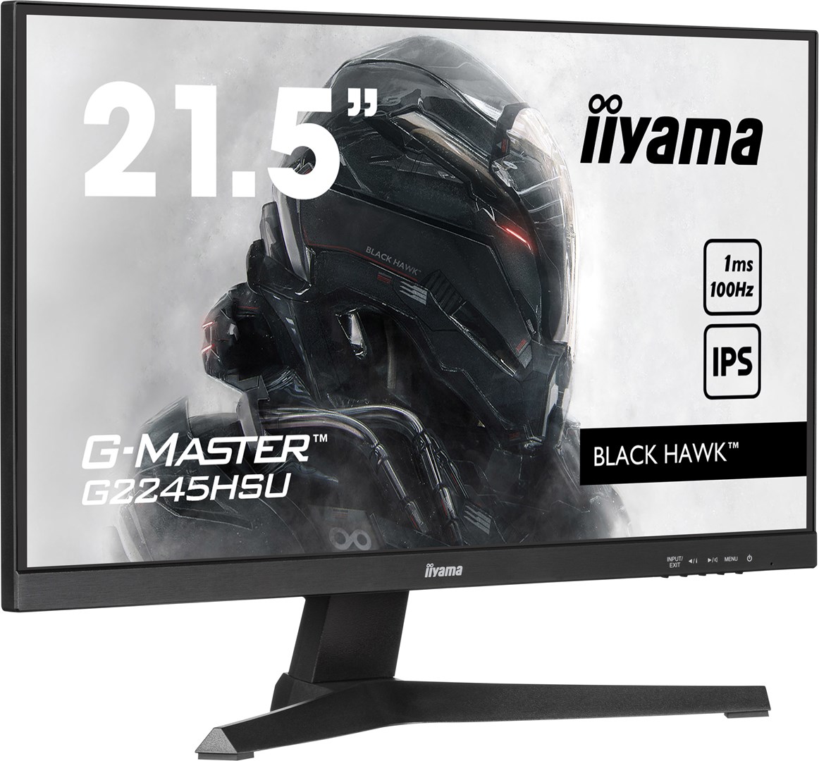 Monitor Iiyama 22 G2245HSU-B2 HDMI DP USB - Płaski ekran - 54,6 cm