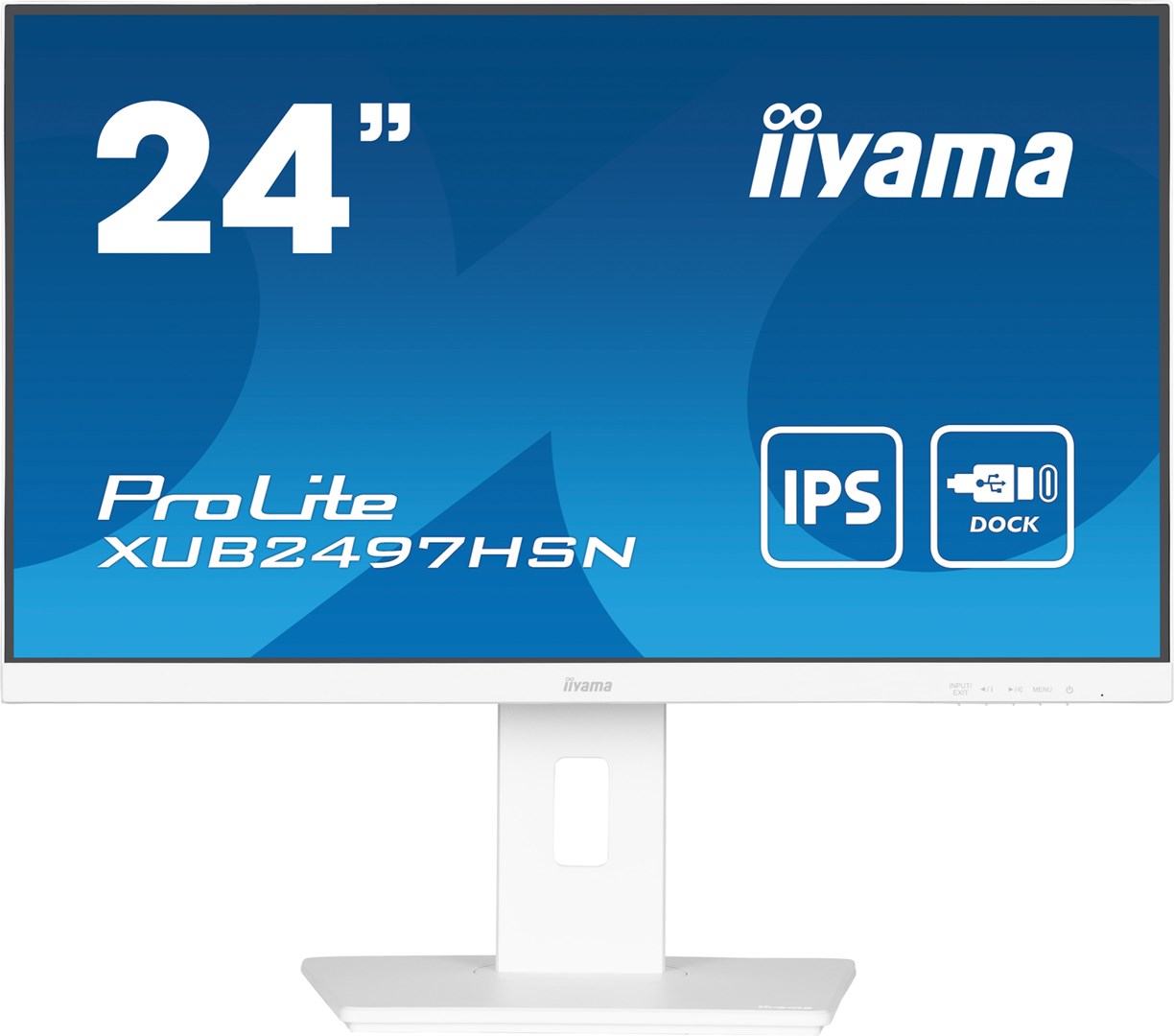 Płaski ekran iiyama 24 XUB2497HSN-W2 HDMI DP USB USB-C - 60,5 cm - obrazek 2
