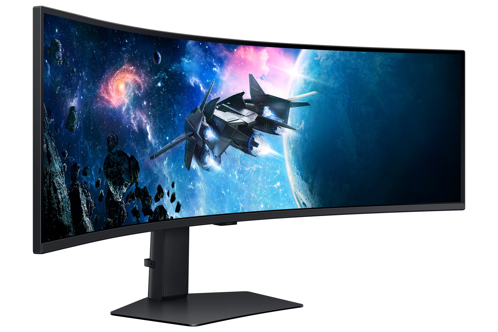Samsung G95C monitor komputerowy 124,5 cm (49") 5120 x 1440 px Dual QHD LED Czarny - obrazek 3