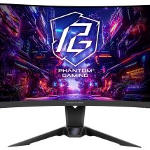Asrock PG27QRT2A Phantom Gaming monitor komputerowy 68,6 cm (27″) 2560×1440 px QHD Czarny