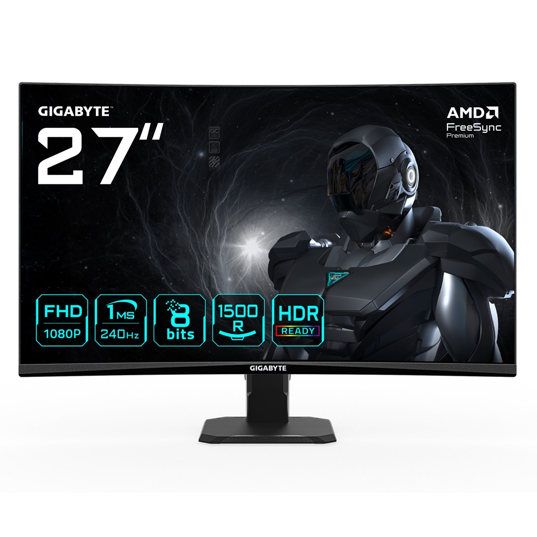 Monitor Gigabyte GS27FC2, 27", VA, FHD, 240Hz, 1ms, 1920x1080, 350cd/m2, 2x HDMI