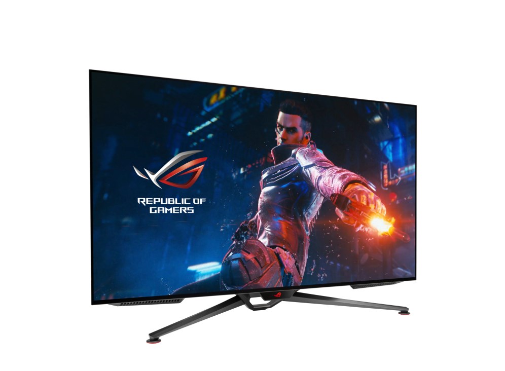 ASUS ROG Swift PG48UQ monitor komputerowy 120,7 cm (47.5") 3840 x 2160 px 4K Ultra HD OLED Czarny - obrazek 3