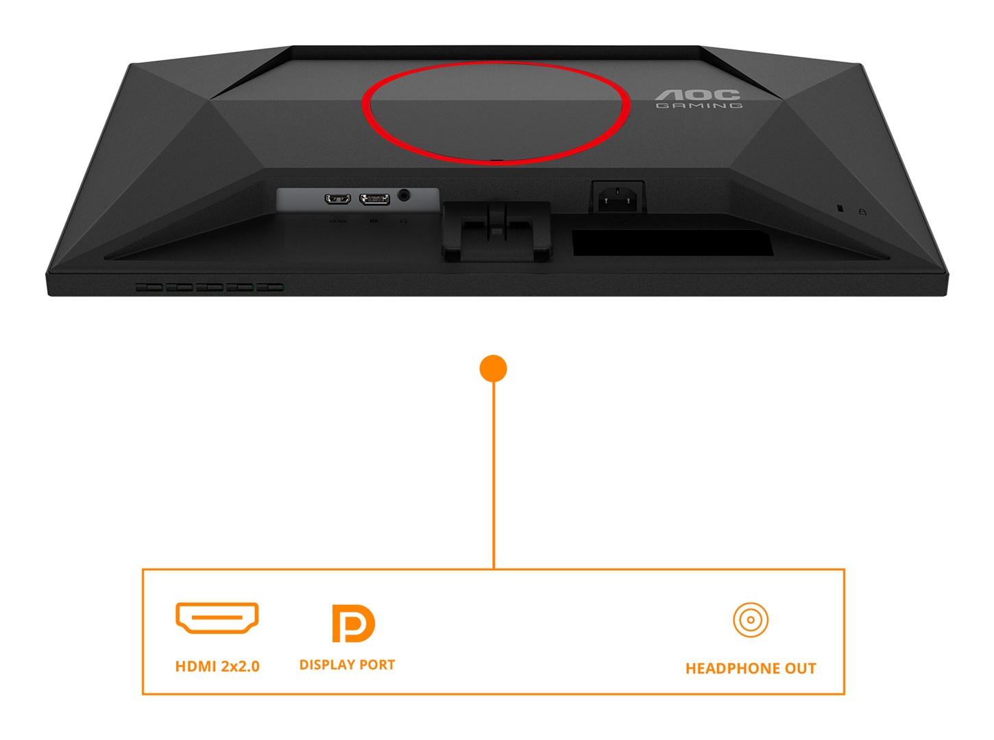 MONITOR AOC LED 23,8" 24G4HRE 200Hz - obrazek 3