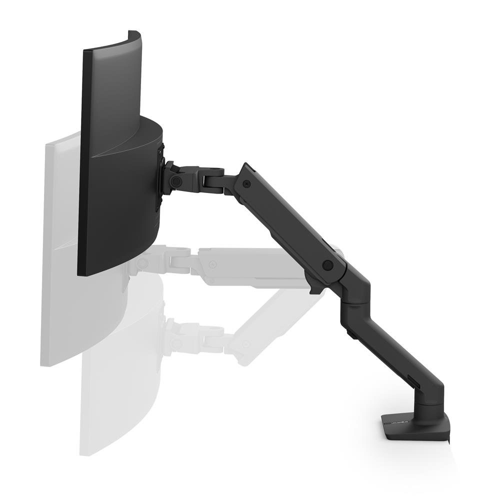 Ergotron HX DESK MONITOR ARM MBK/42IN 9-19KG TILT 75 MIS-D 10Y W - obrazek 3