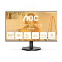 AOC B3 24B3QA2 monitor komputerowy 60,5 cm (23.8″) 1920 x 1080 px Full HD LED Czarny