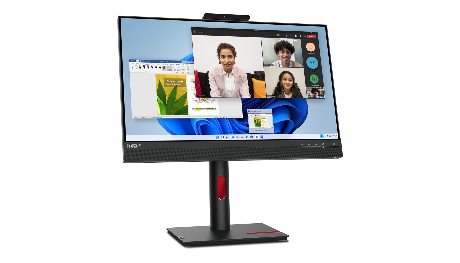 Lenovo ThinkCentre Tiny-In-One 24 G5 23,8"FHD Touch WLED 250nits 60Hz AG HDMI, DP, USB Black 3Y - obrazek 2