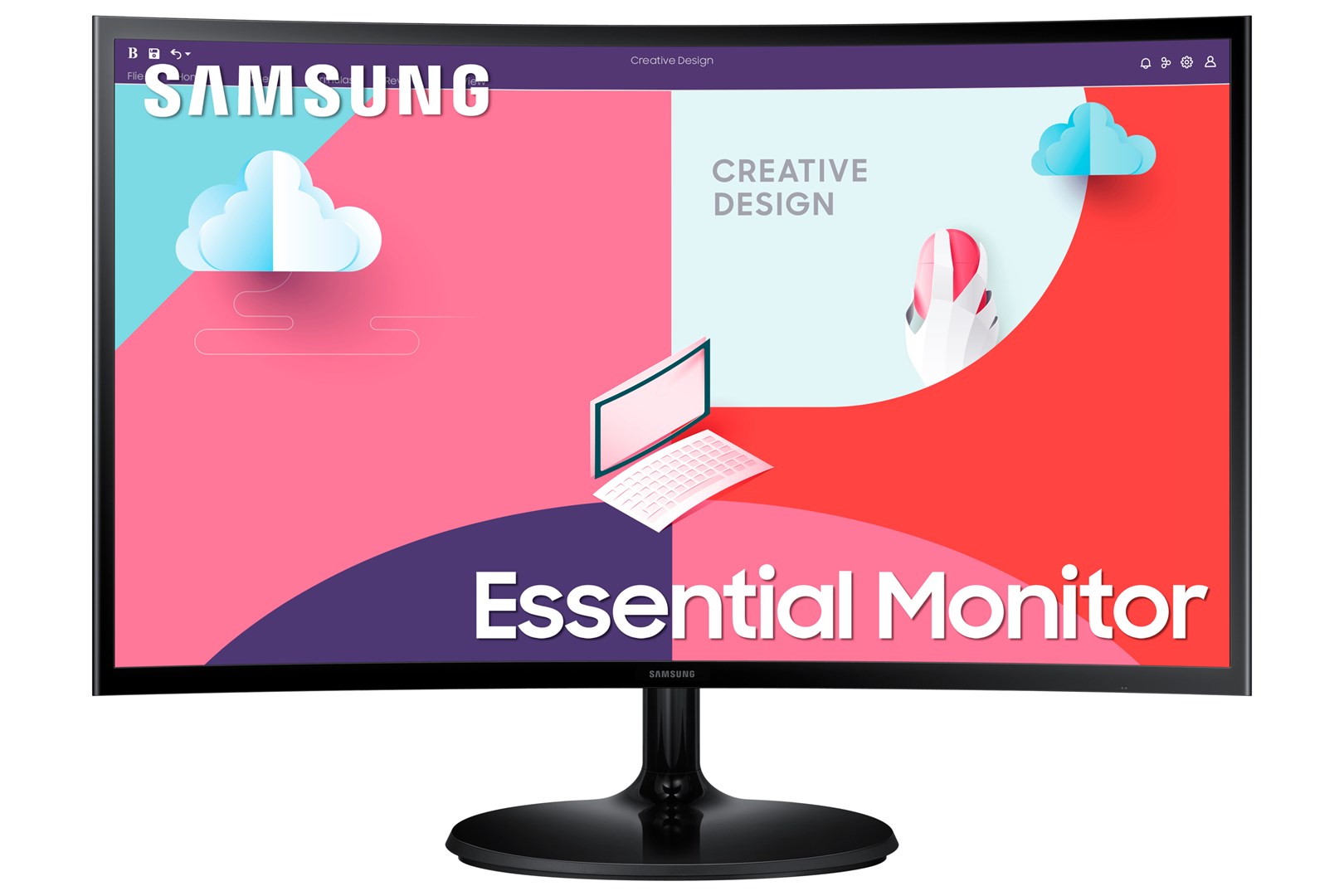Samsung S36C LED display 68,6 cm (27") 1920 x 1080 px Full HD LCD Czarny - obrazek 2