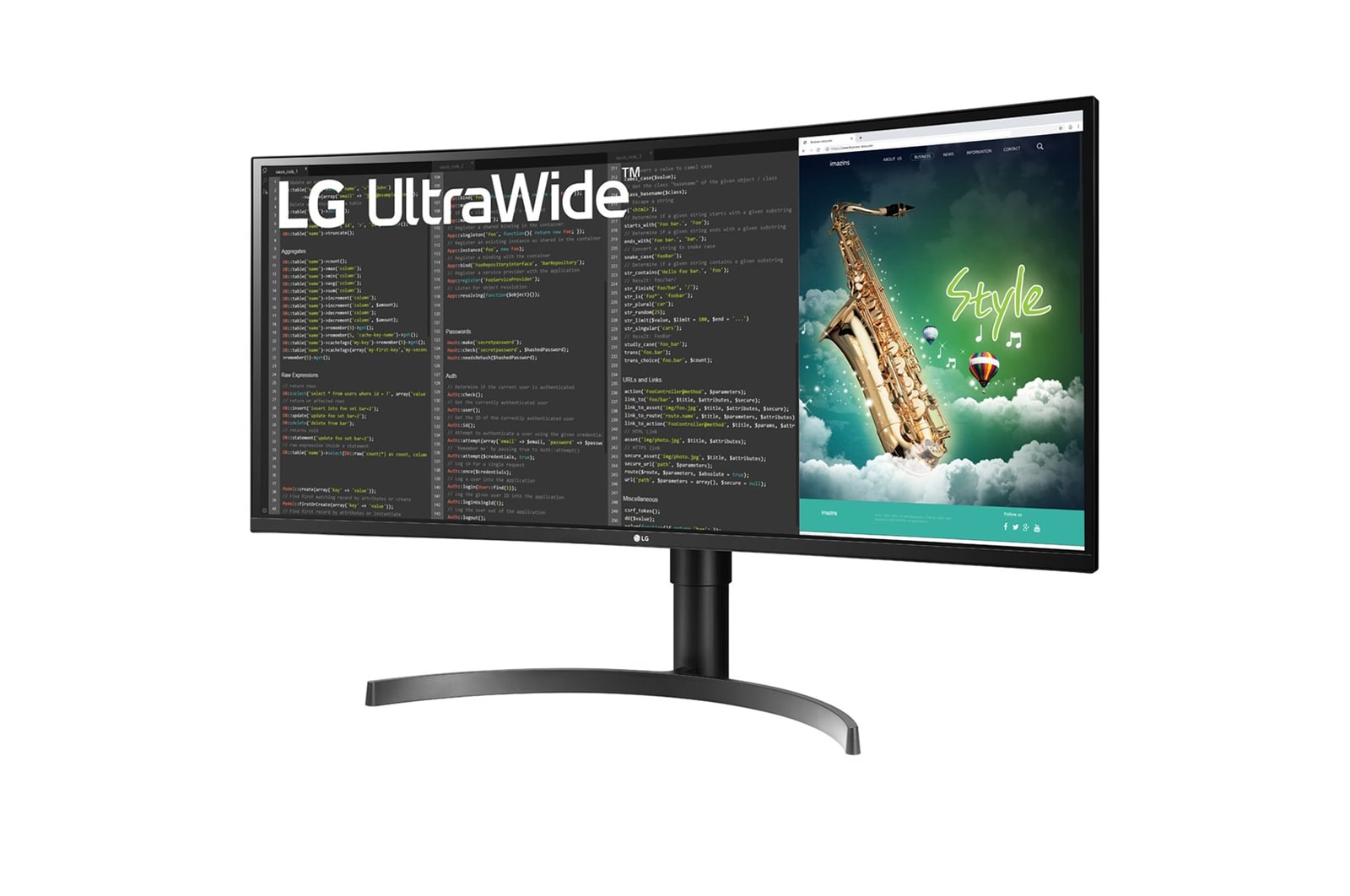Monitor LG 35" UltraWide 35WN75CP-B - obrazek 2