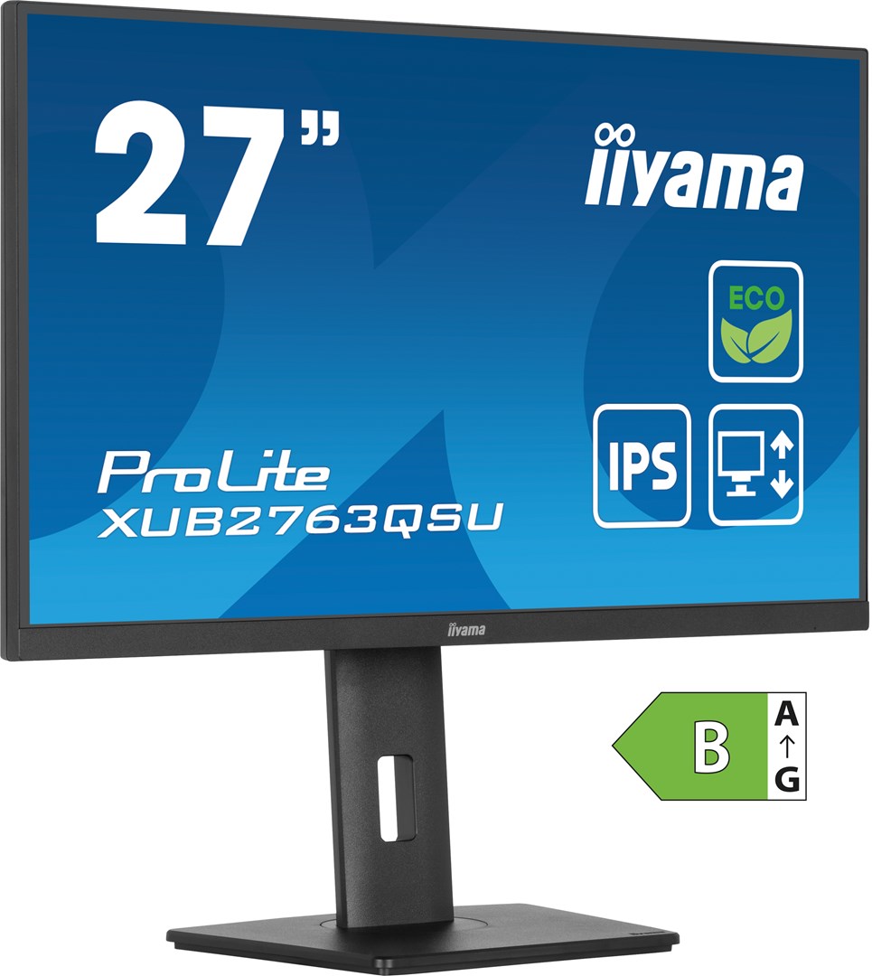 Monitor IIYAMA 68.6cm (27") XUB2763QSU-B1 16:9 HDMI+DP+USB IPS Lift - obrazek 2