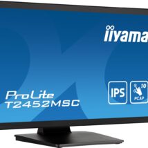 iiyama ProLite T2452MSC-B1 monitor komputerowy 60,5 cm (23.8″) 1920 x 1080 px Full HD LCD Ekran dotykowy Przeznaczony dla wielu użytkowników Czarny