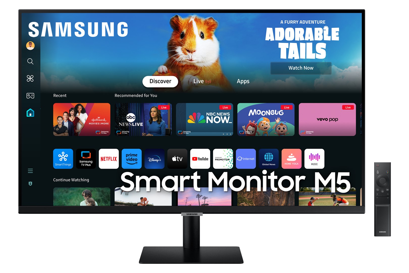 Samsung M50D monitor komputerowy 68,6 cm (27") 1920 x 1080 px Full HD LED Czarny