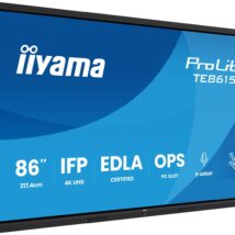 IIYAMA Monitor 217.4cm(86″) TE8615A-B1AG 16:9 M-Touch 2xHDMI+2xUSB-C