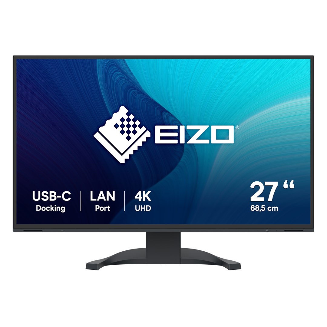 Monitor EIZO FlexScan EV2740X-BK - 68,6 cm (27") - 3840 x 2160 piksele - 4K Ultra HD - LCD - 5 ms