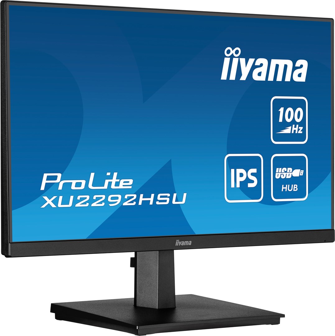 Monitor IIYAMA XU2292HSU-B6 21.5 cali ETE IPS Full HD 100Hz 250cd/m2 0.4ms HDMI DP USB-HUB 4x3.2 Głośniki - obrazek 3