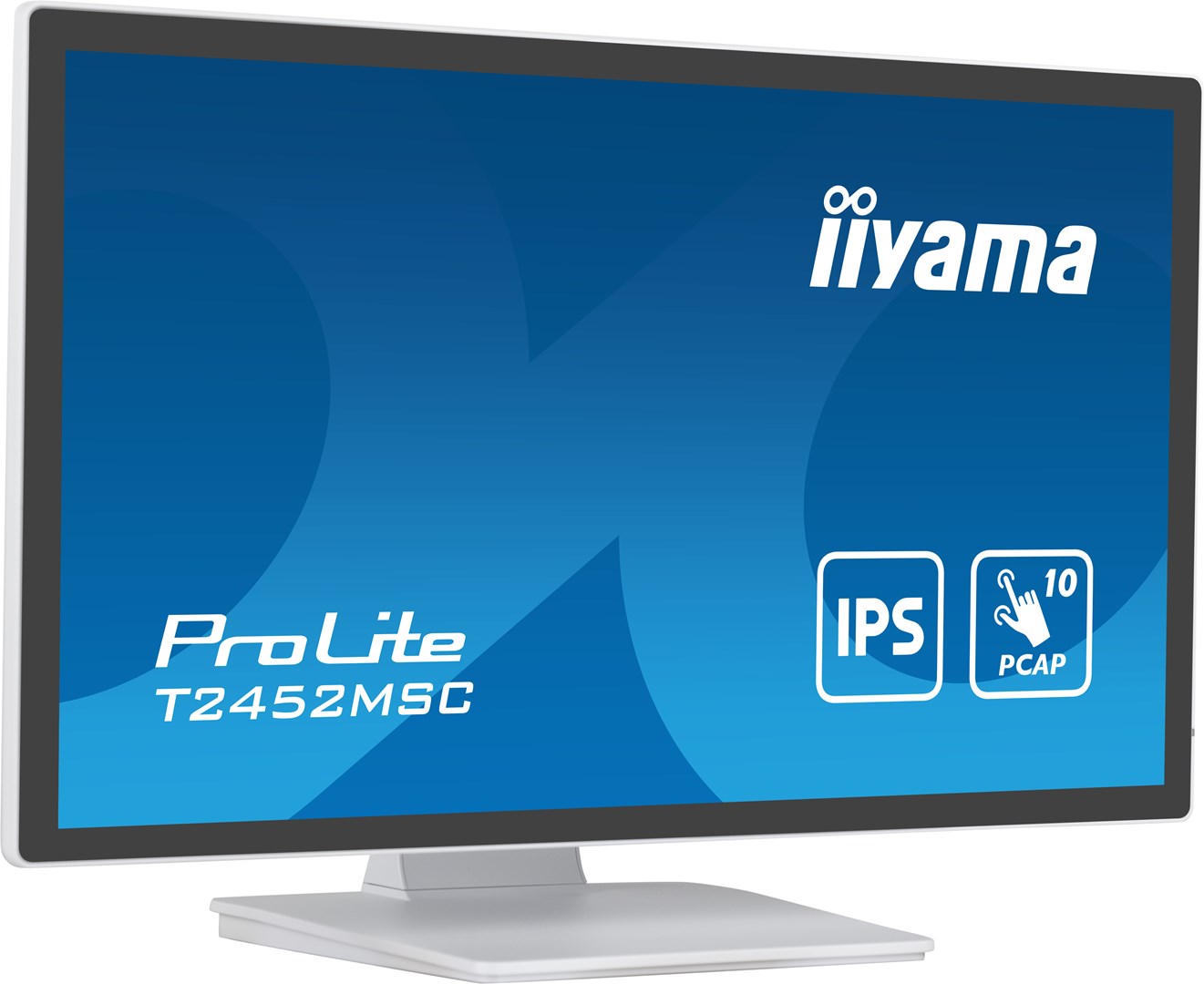 Monitor IIYAMA T2452MSC-W1 24inch WHITE Bonded PCAP 10P Touch 1920x1080 - obrazek 3