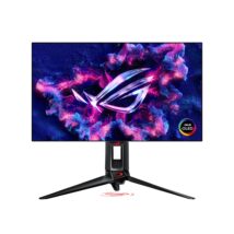 ASUS ROG Swift OLED PG27AQDP monitor komputerowy 67,3 cm (26.5″) 2560 x 1440 px Quad HD Czarny