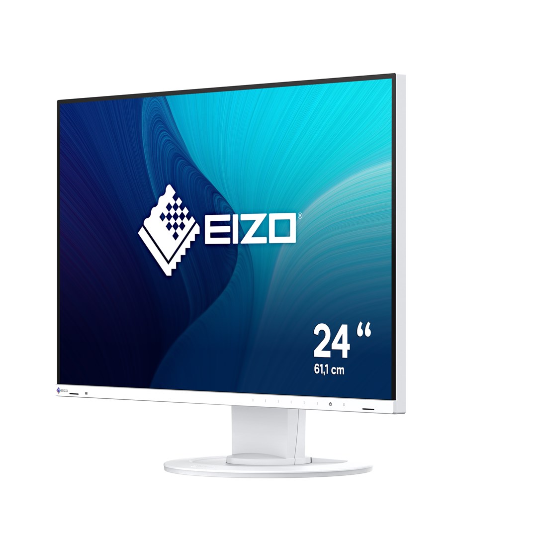 Monitor EIZO 61.0cm (24") EV2410R-WT 16:10 DVI+HDMI+DP+USB biały - obrazek 2