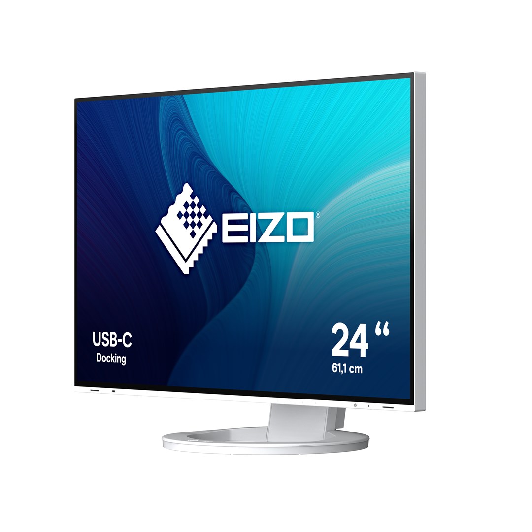 EIZO FlexScan EV2485-WT LED display 61,2 cm (24.1") 1920 x 1200 px WUXGA Biały - obrazek 2
