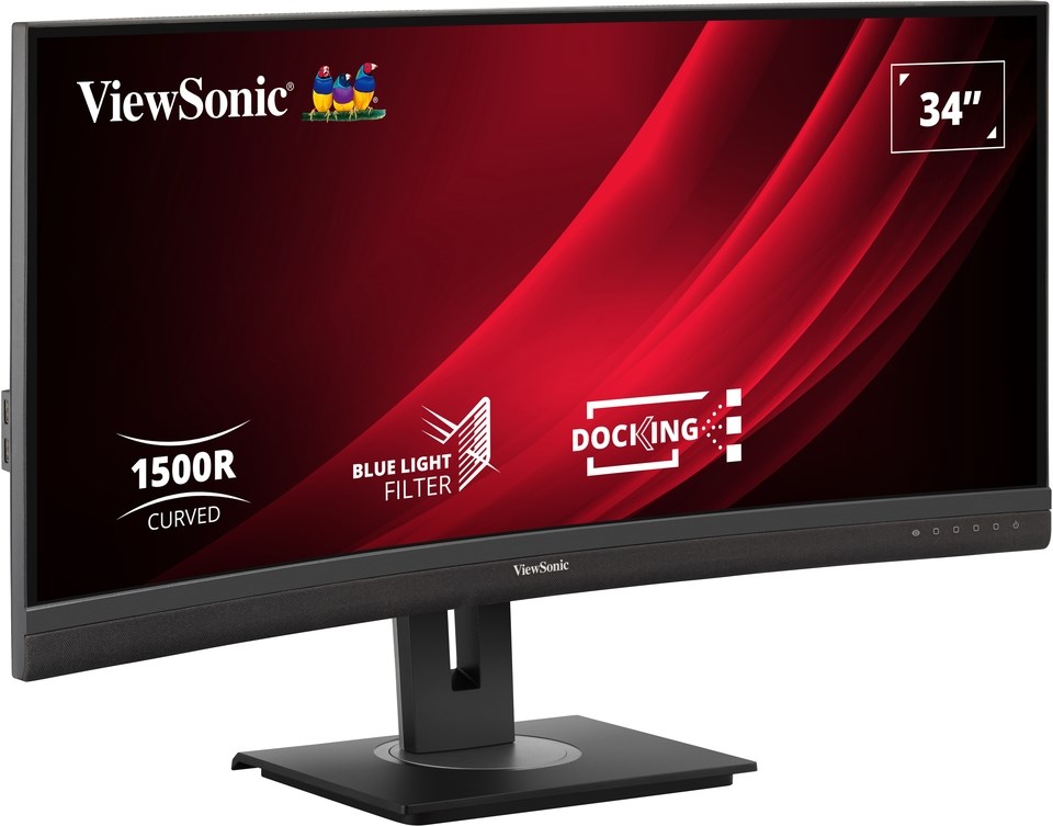 Viewsonic VG3456C monitor komputerowy 86,4 cm (34") 3440 x 1440 px UltraWide Quad HD LED Czarny - obrazek 2