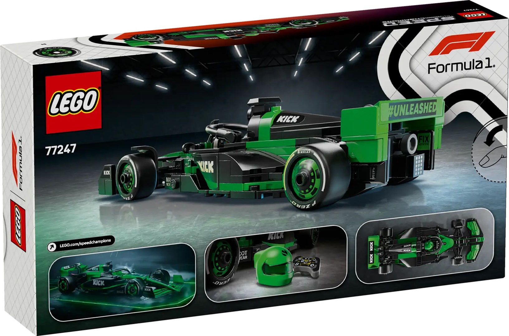LEGO Speed Champions 77247 Bolid F1® KICK Sauber Team C44 - obrazek 3