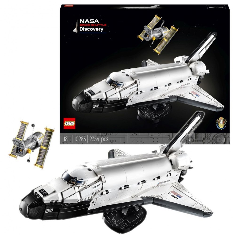 LEGO ICONS 10283 WAHADŁOWIEC DISCOVERY NASA - obrazek 3