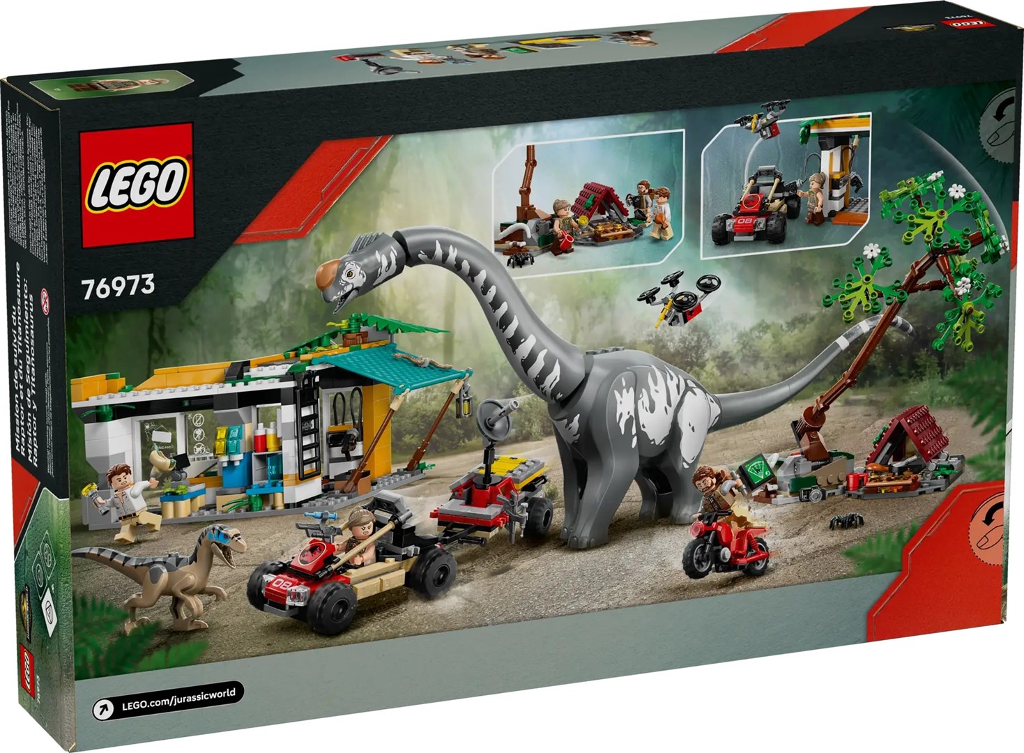 LEGO Jurassic World 76973 Na tropie tytanozaura i raptora - obrazek 3