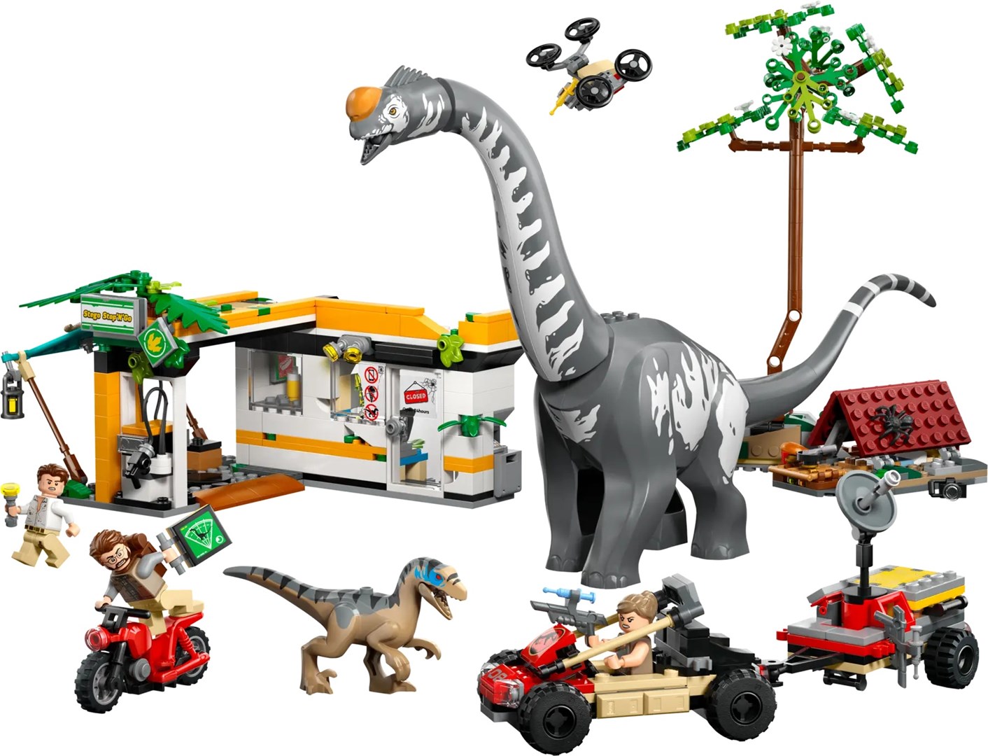 LEGO Jurassic World 76973 Na tropie tytanozaura i raptora - obrazek 4