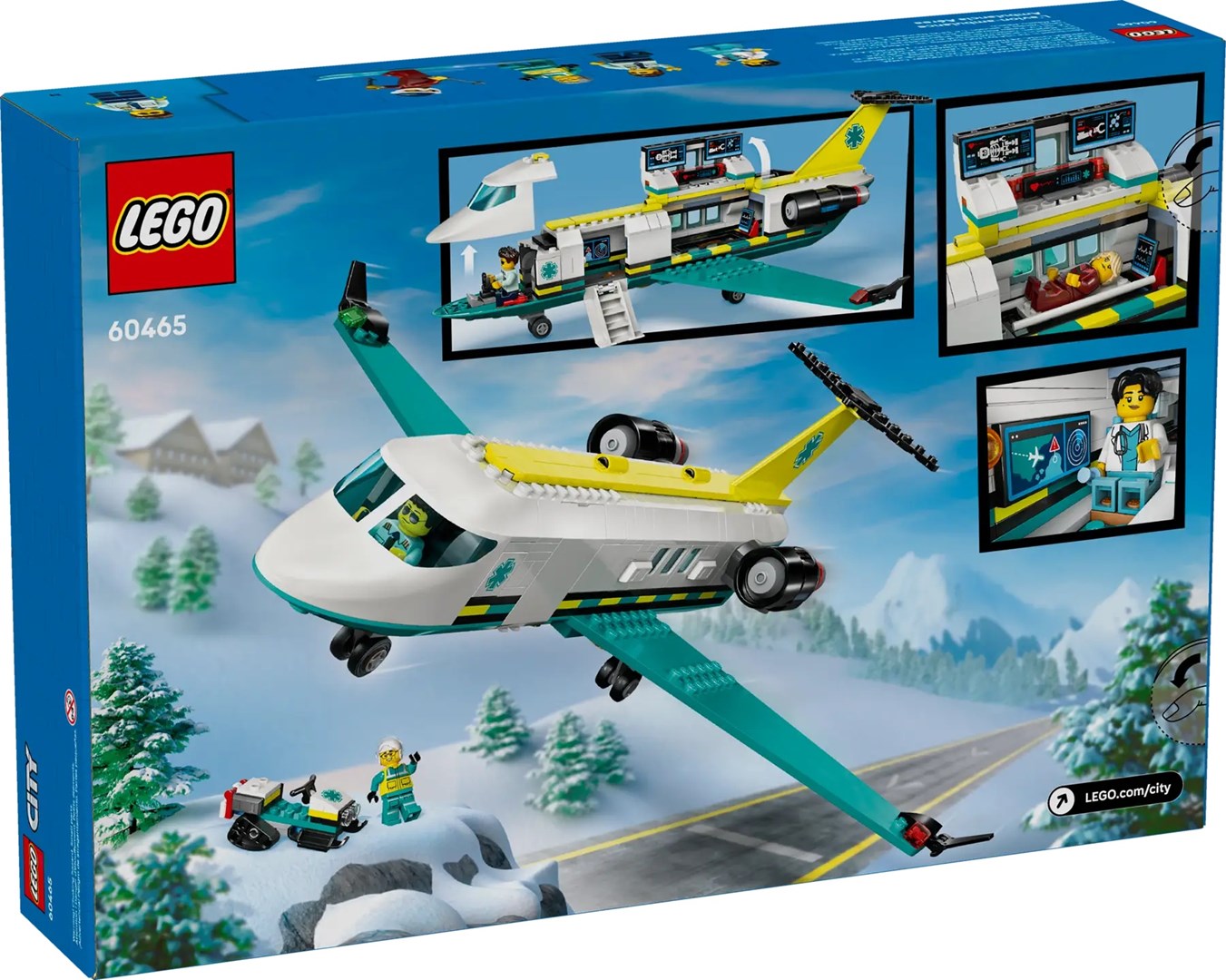 LEGO City 60465 Samolot pogotowia ratunkowego - obrazek 3
