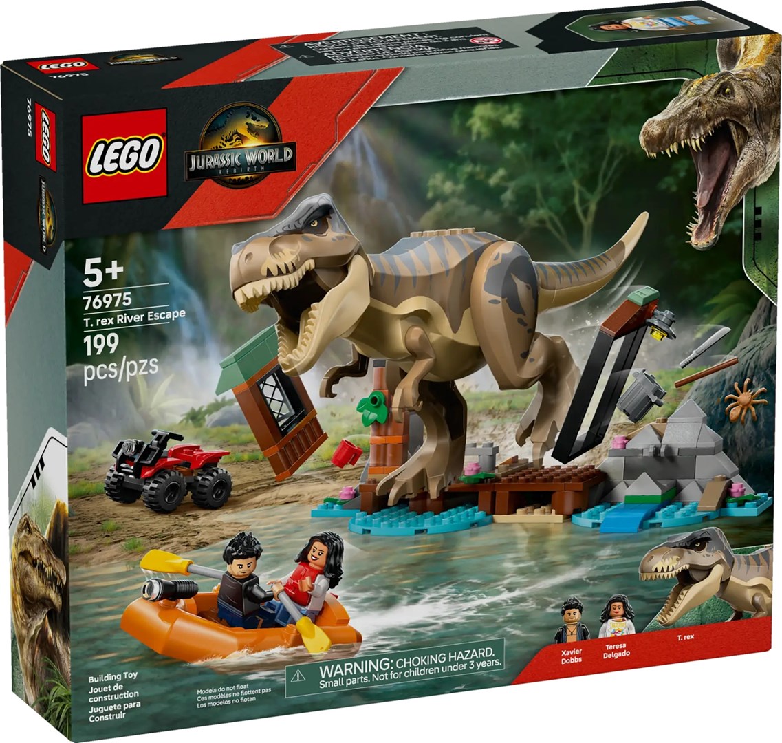 LEGO Jurassic World 76975 Ucieczka rzeką przed tyranozaurem