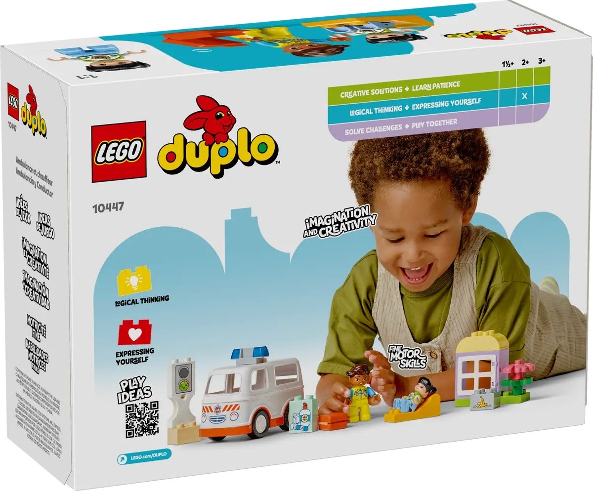 LEGO DUPLO TOWN 10447 Karetka z kierowcą - obrazek 3